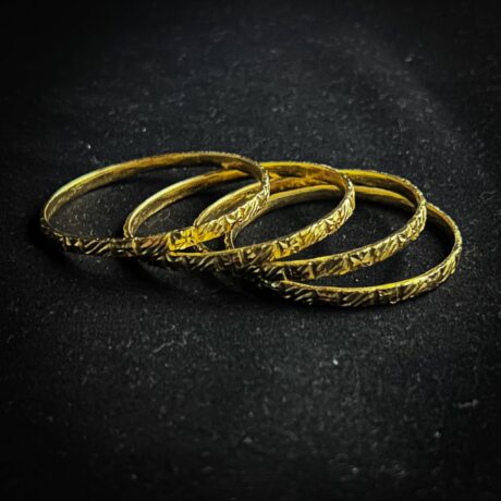 The Simple and Regular wear Silver Solid Churi Bangles