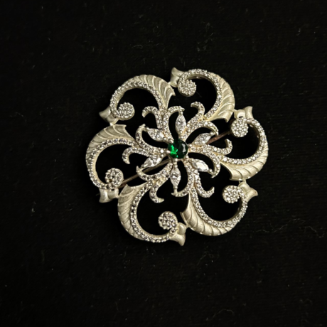 Traditional Pure Silver Broach