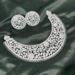 Silver Floral Necklace