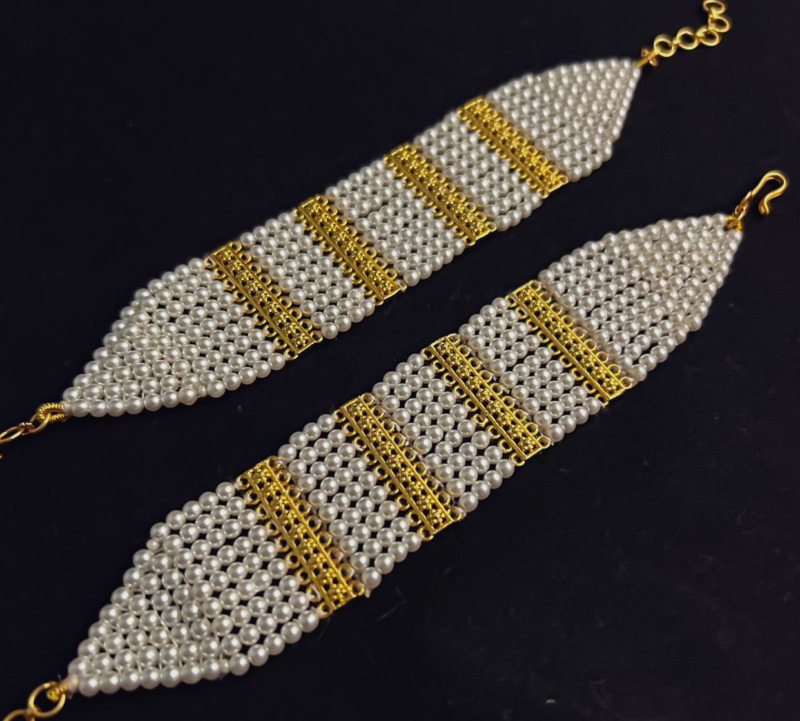 Traditionally designed Pearl 'Kathi' Bracelets