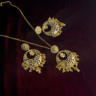 Traditional Mayur Pendant Set