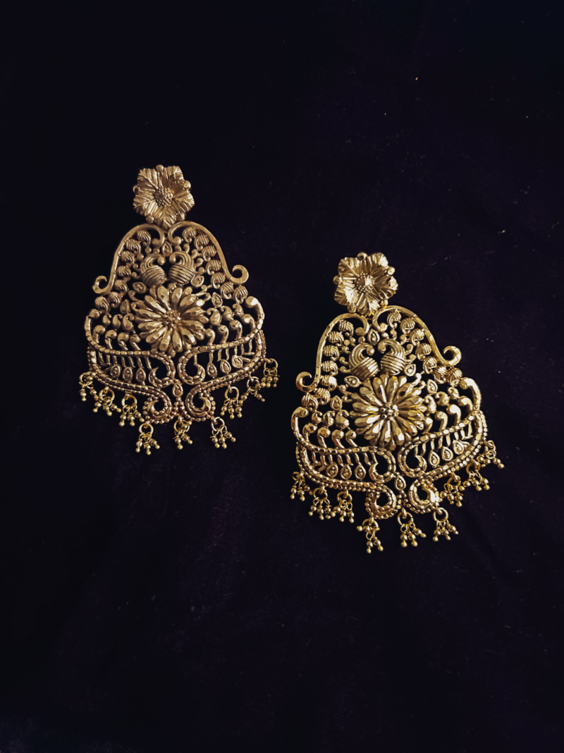 Traditional Mayur Long Earings