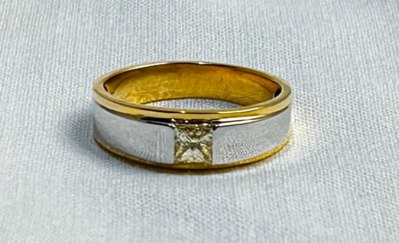 Cut Natural Diamond Wedding Ring