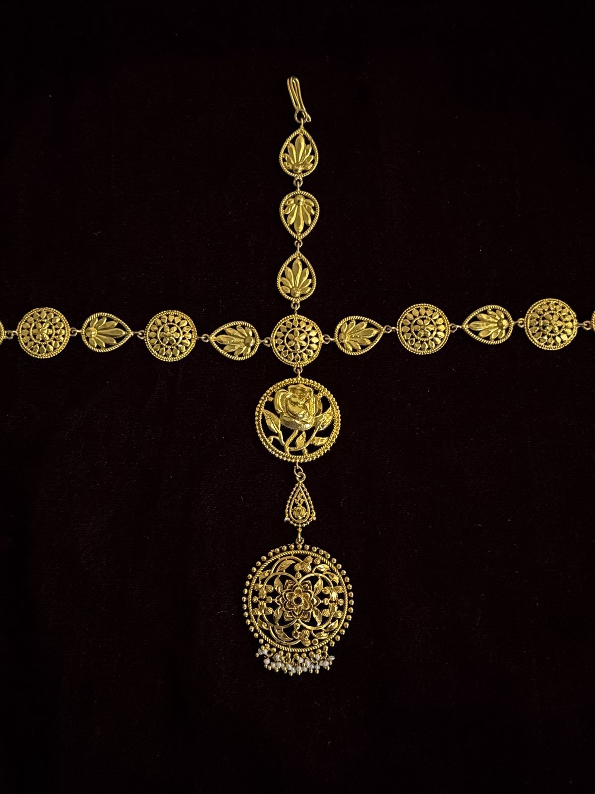 Matha Patti with Real Pearl Drop