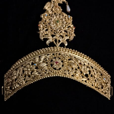 Traditional Silver Divine Mukut