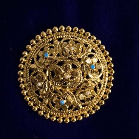 Traditional Hand Naksha Go-Go Pendant.