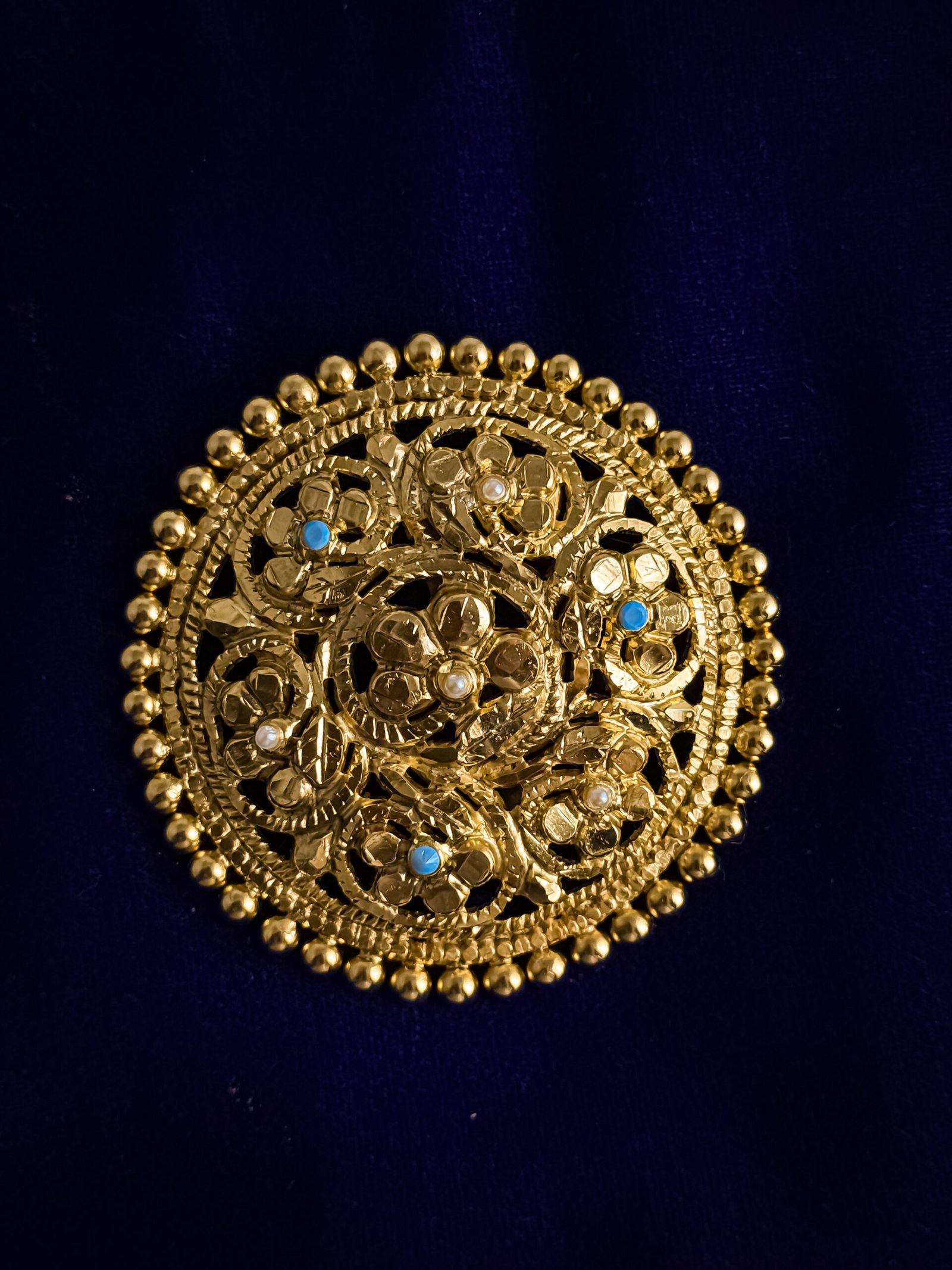 Traditional Hand Naksha Go-Go Pendant.