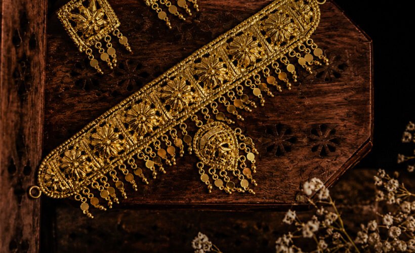 Traditional Gol Jhalor Choker Set