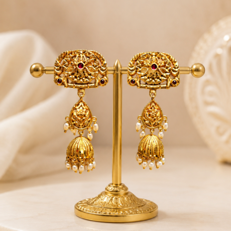Traditional Mini Pradip Jhumko