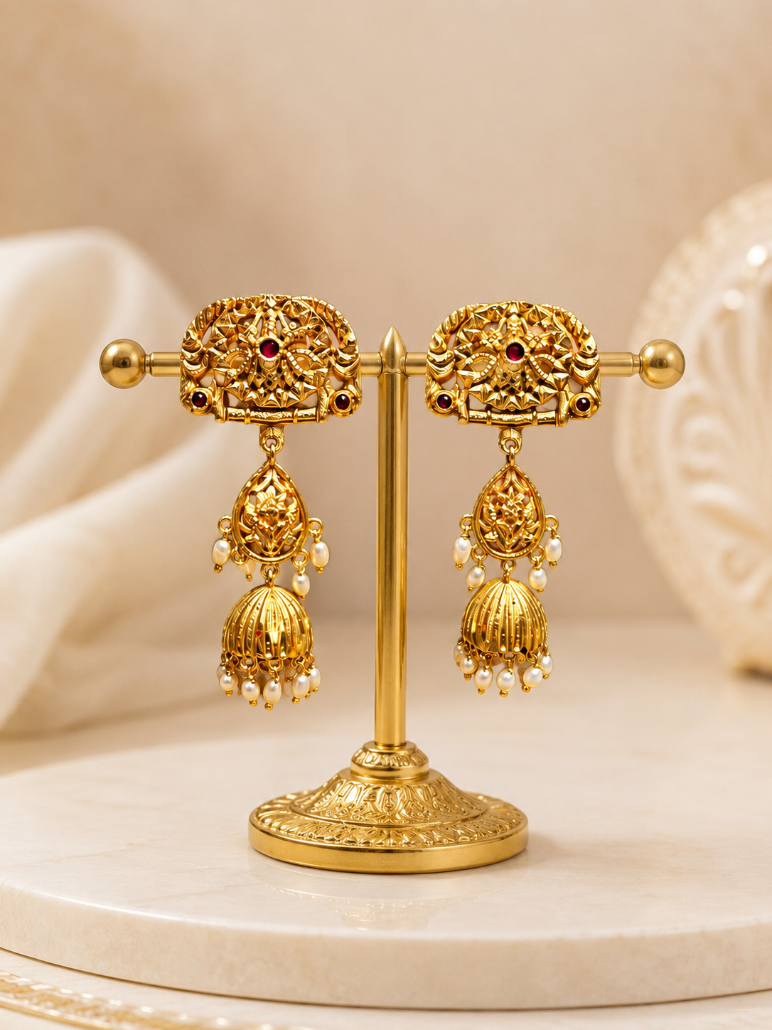 Traditional Mini Pradip Jhumko