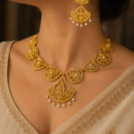 Traditional Handcrafted Tribhuz Necklace Set