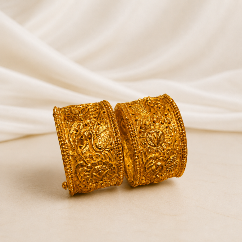 Handcrafted Silver Bangles
