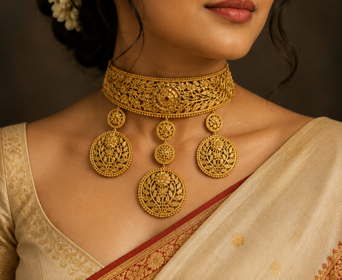 Traditional Lotkan Cuff Choker